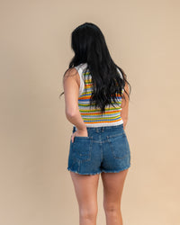 Free People Now or Never Denim Short Sunsational