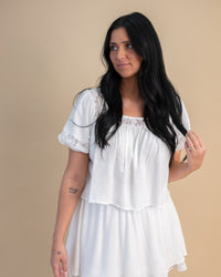Sadie & Sage Misty Lace Inset Top