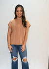 Clever Moment Cable Knit Top
