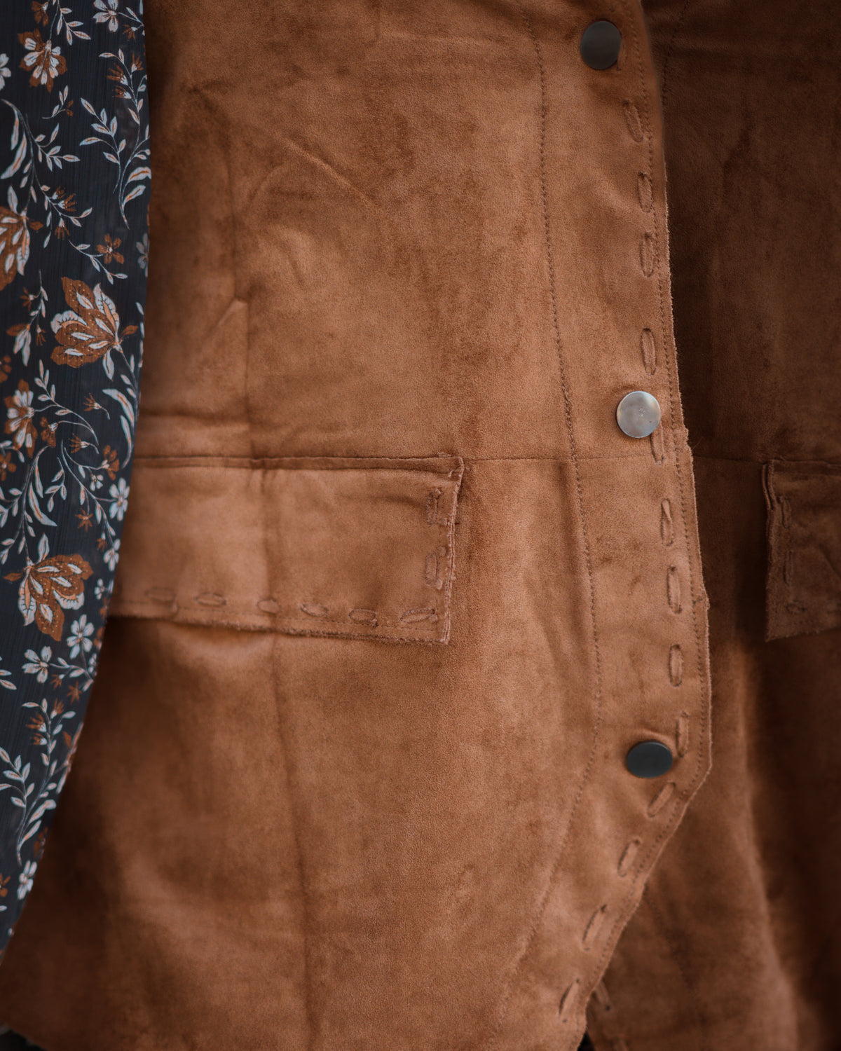 The Frost Suede Vest