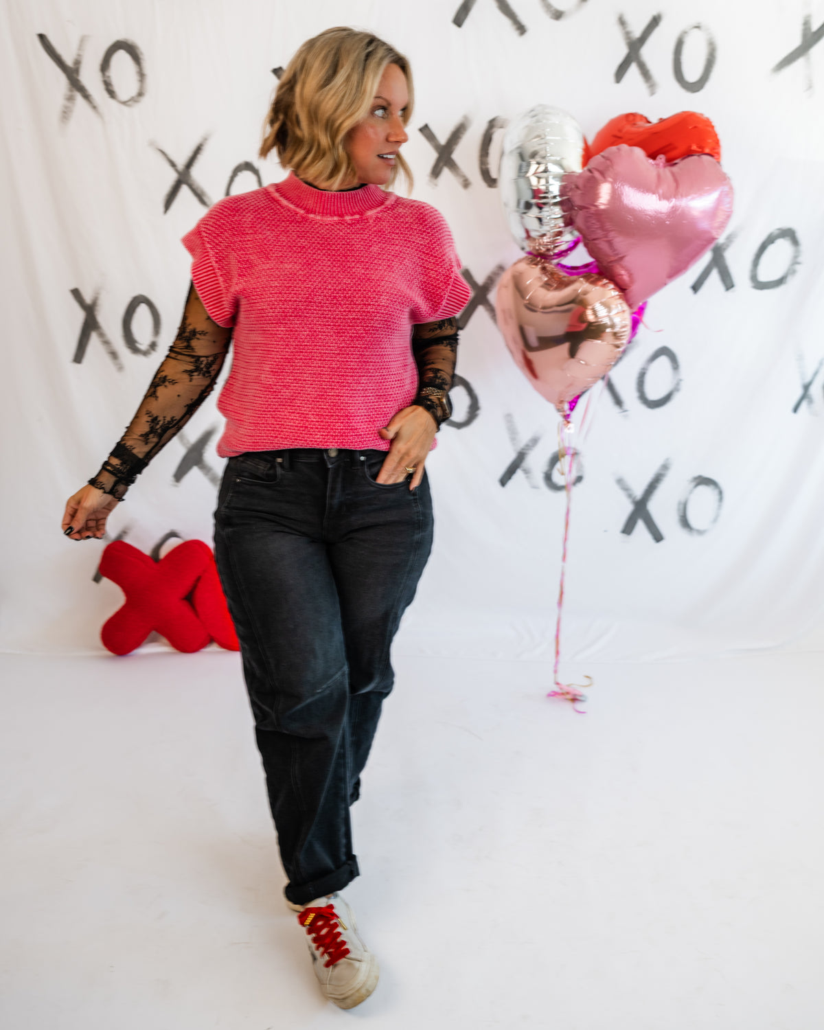 Cap Sleeve Sweater Top