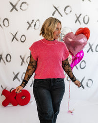 Cap Sleeve Sweater Top