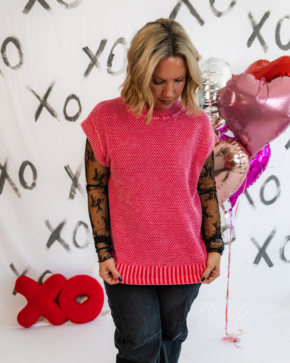 Cap Sleeve Sweater Top