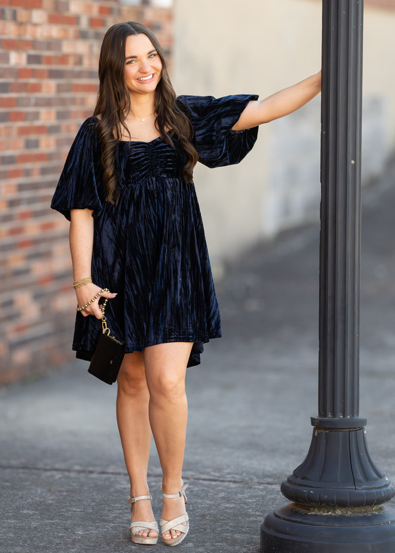 Velvet Bubble Dress