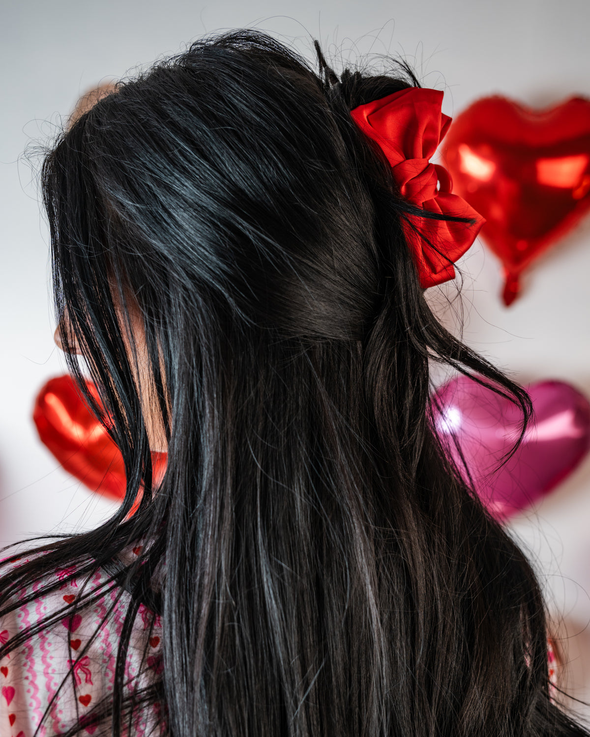 Mini Satin Bow Clips