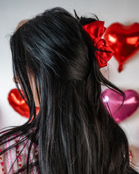 Mini Satin Bow Clips