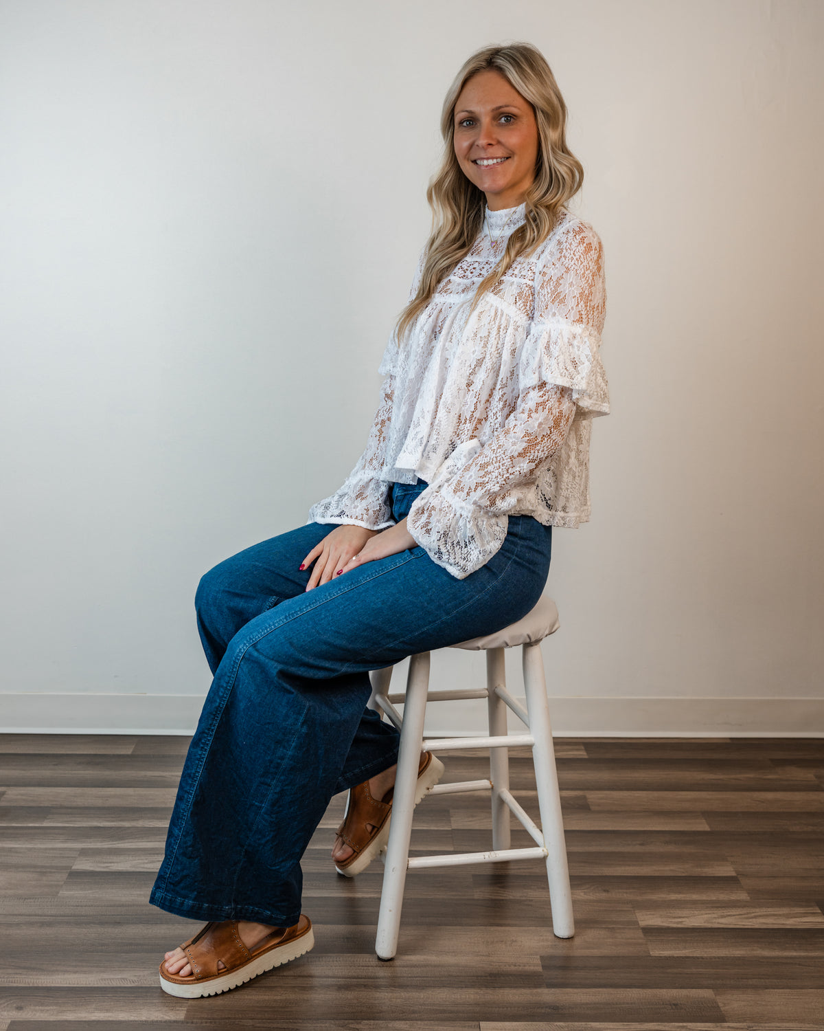 Free People Lilabeth Lace Top