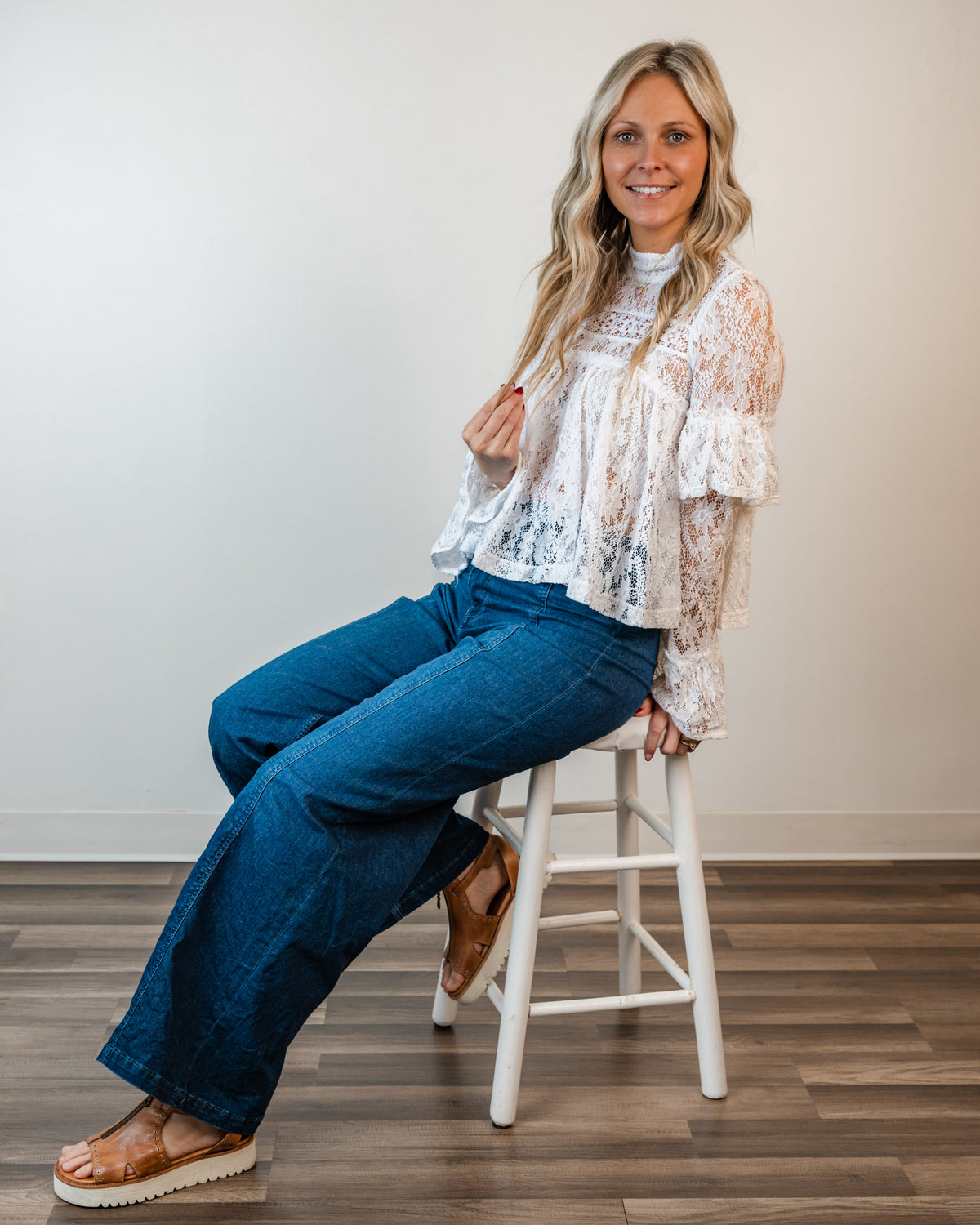 Free People Lilabeth Lace Top