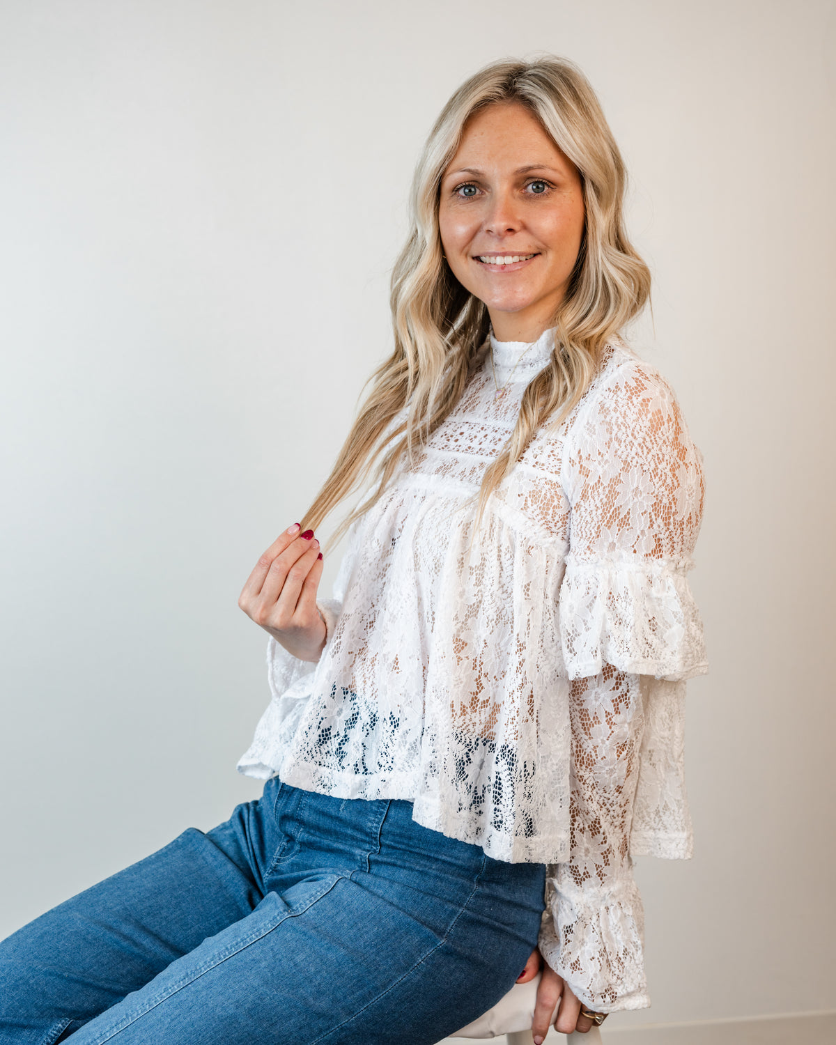 Free People Lilabeth Lace Top