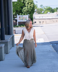 Free People Nice to Meet You Slip Skirt