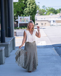 Free People Nice to Meet You Slip Skirt
