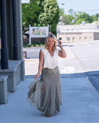 Free People Nice to Meet You Slip Skirt