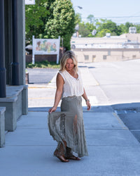 Free People Nice to Meet You Slip Skirt