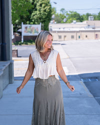 Free People Nice to Meet You Slip Skirt