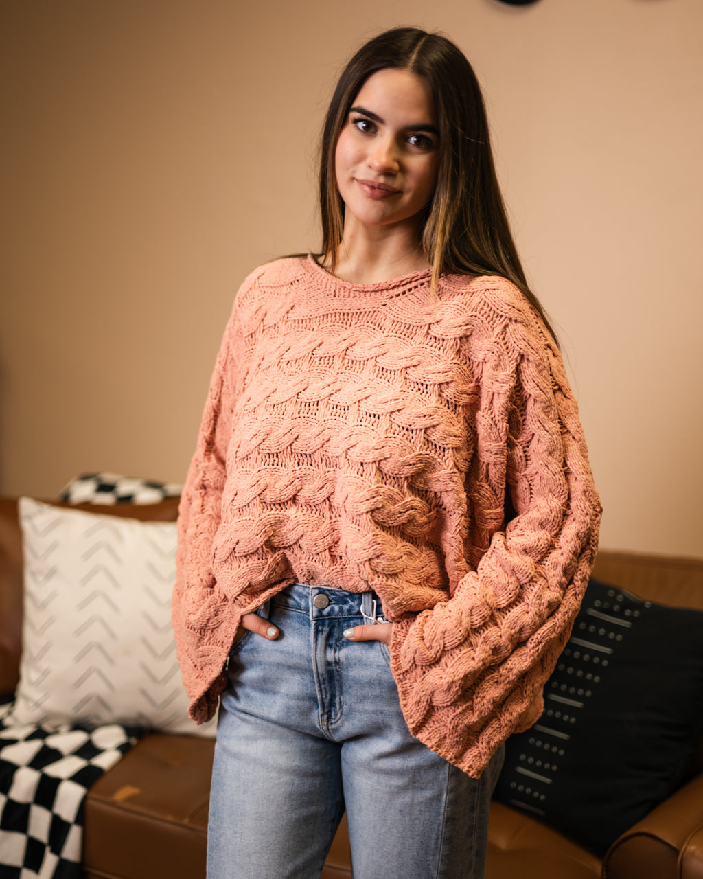 Candy Crush Chenille Sweater