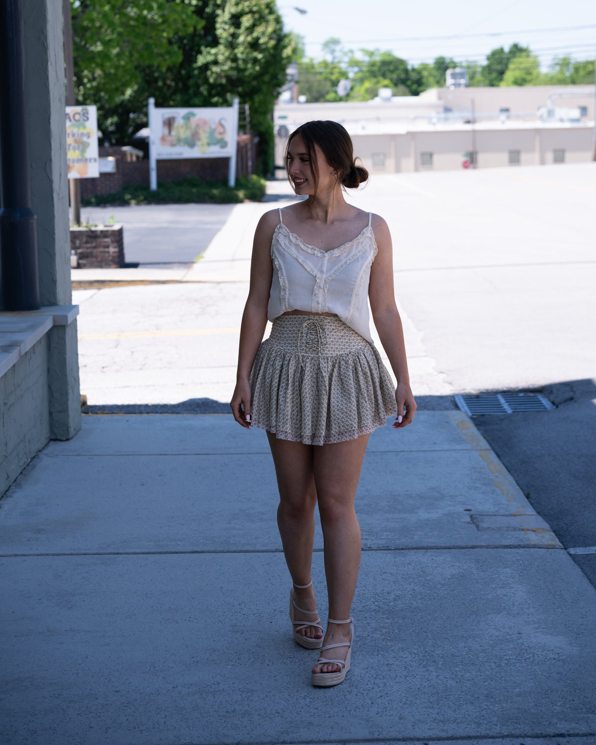 Dandelion Lace Up Skirt
