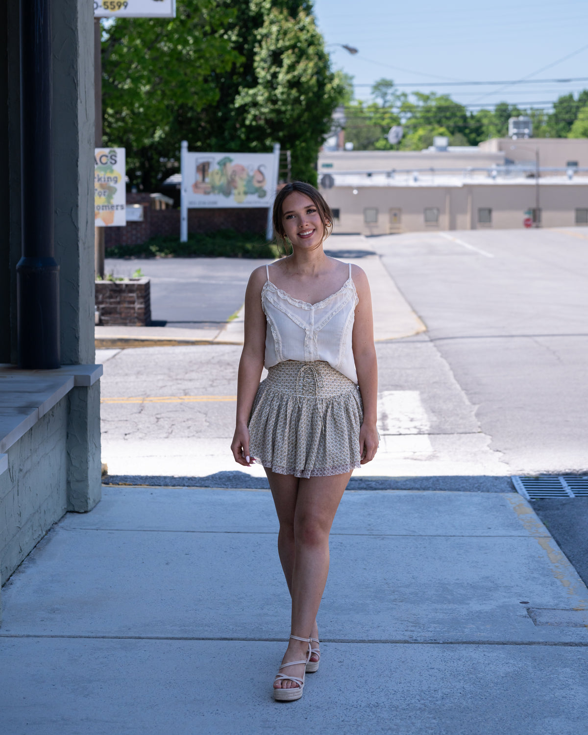 Dandelion Lace Up Skirt