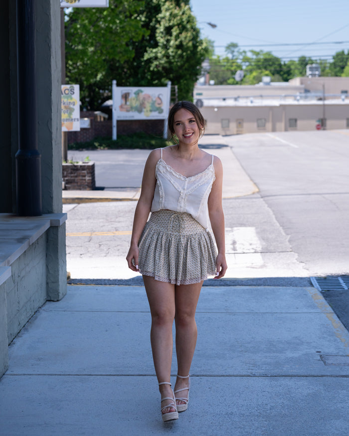 Dandelion Lace Up Skirt