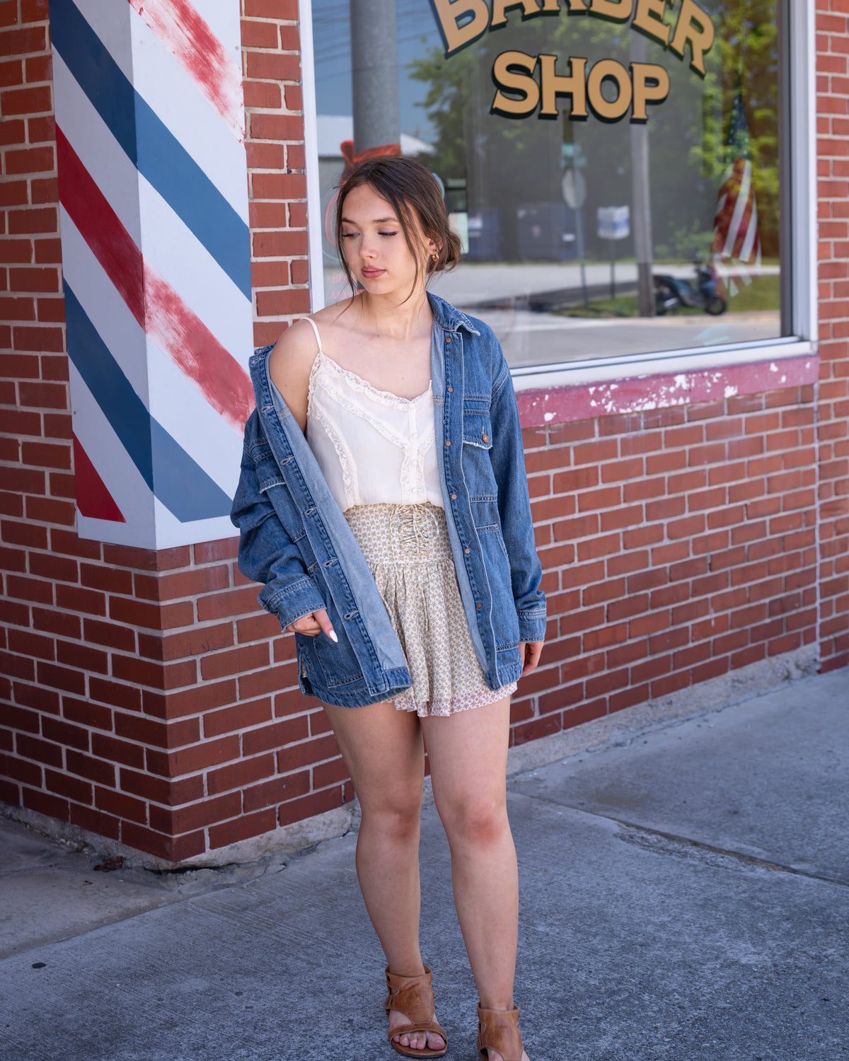 Hidden Grunge Oversized Denim Jacket