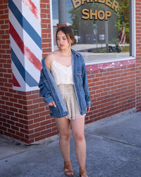 Hidden Grunge Oversized Denim Jacket