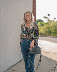 Free People Juliette Printed Blouse