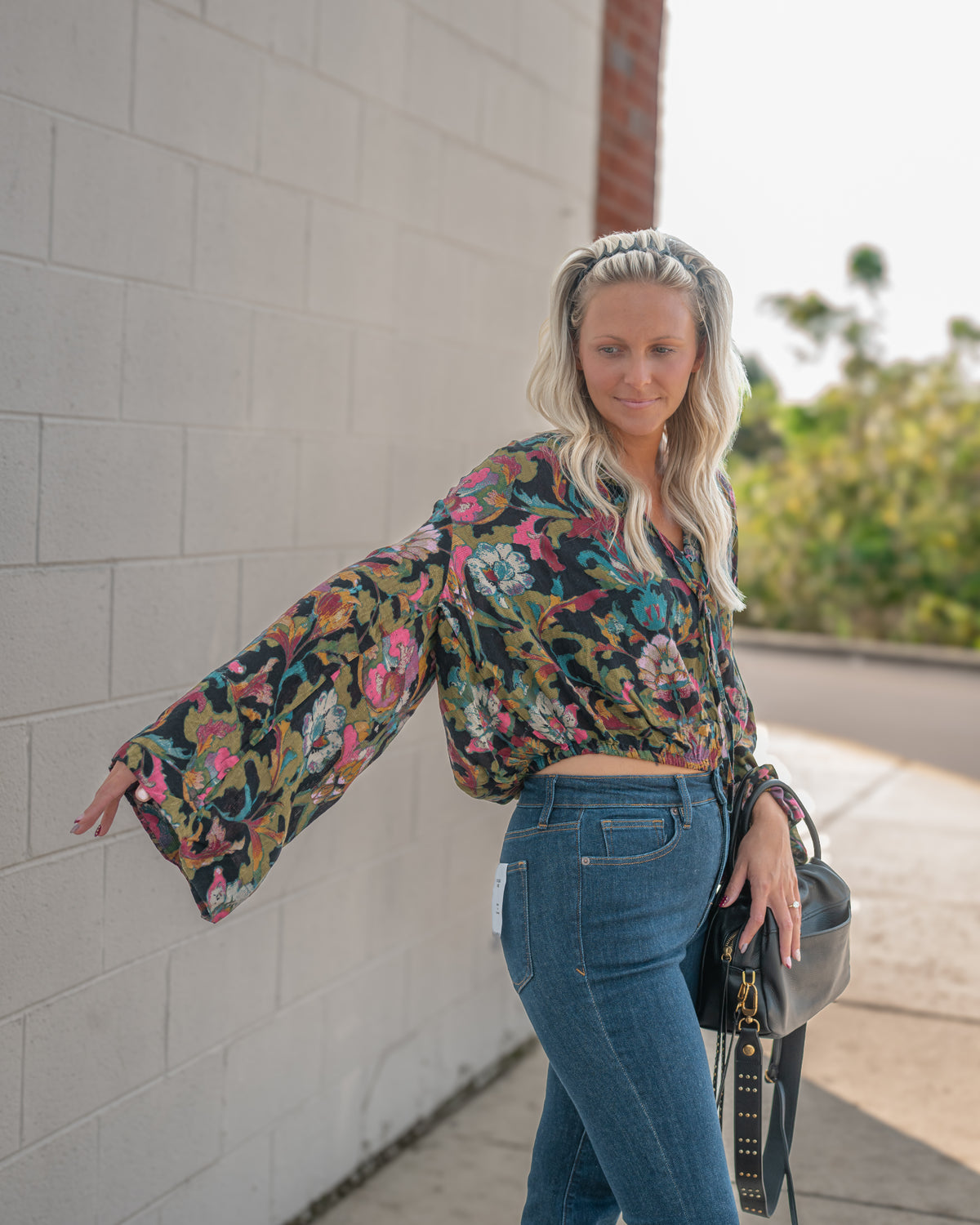 Free People Juliette Printed Blouse