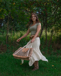 Free People Bella Lace Mermaid Skirt in Tea
