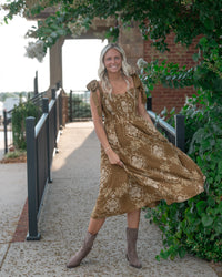 Medallion Midi Dress