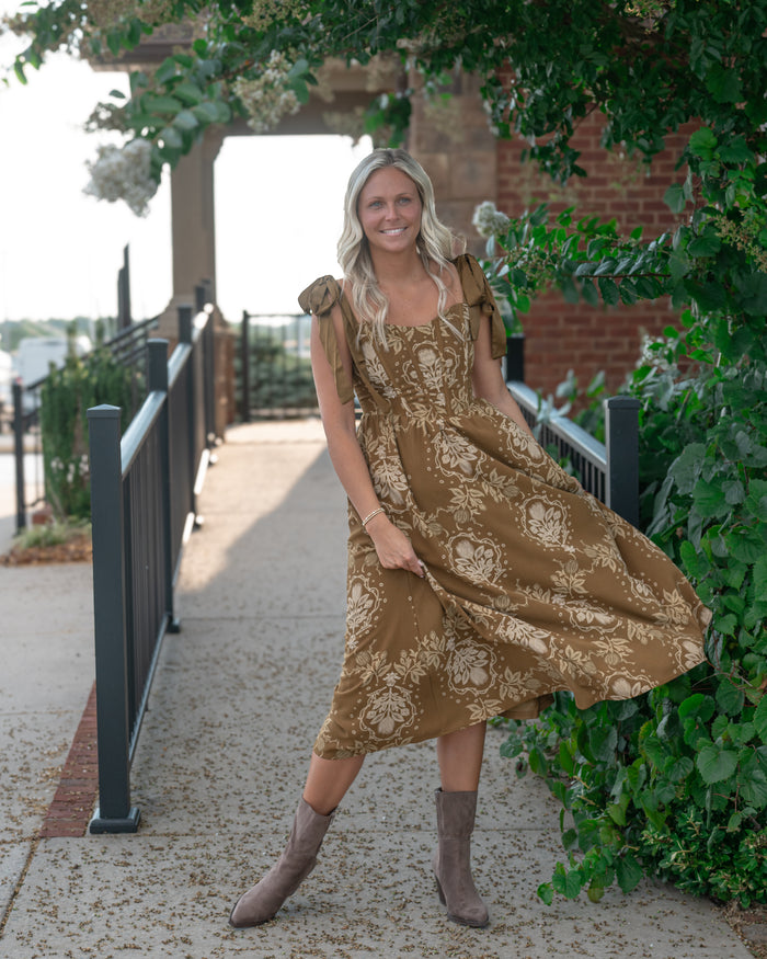 Medallion Midi Dress