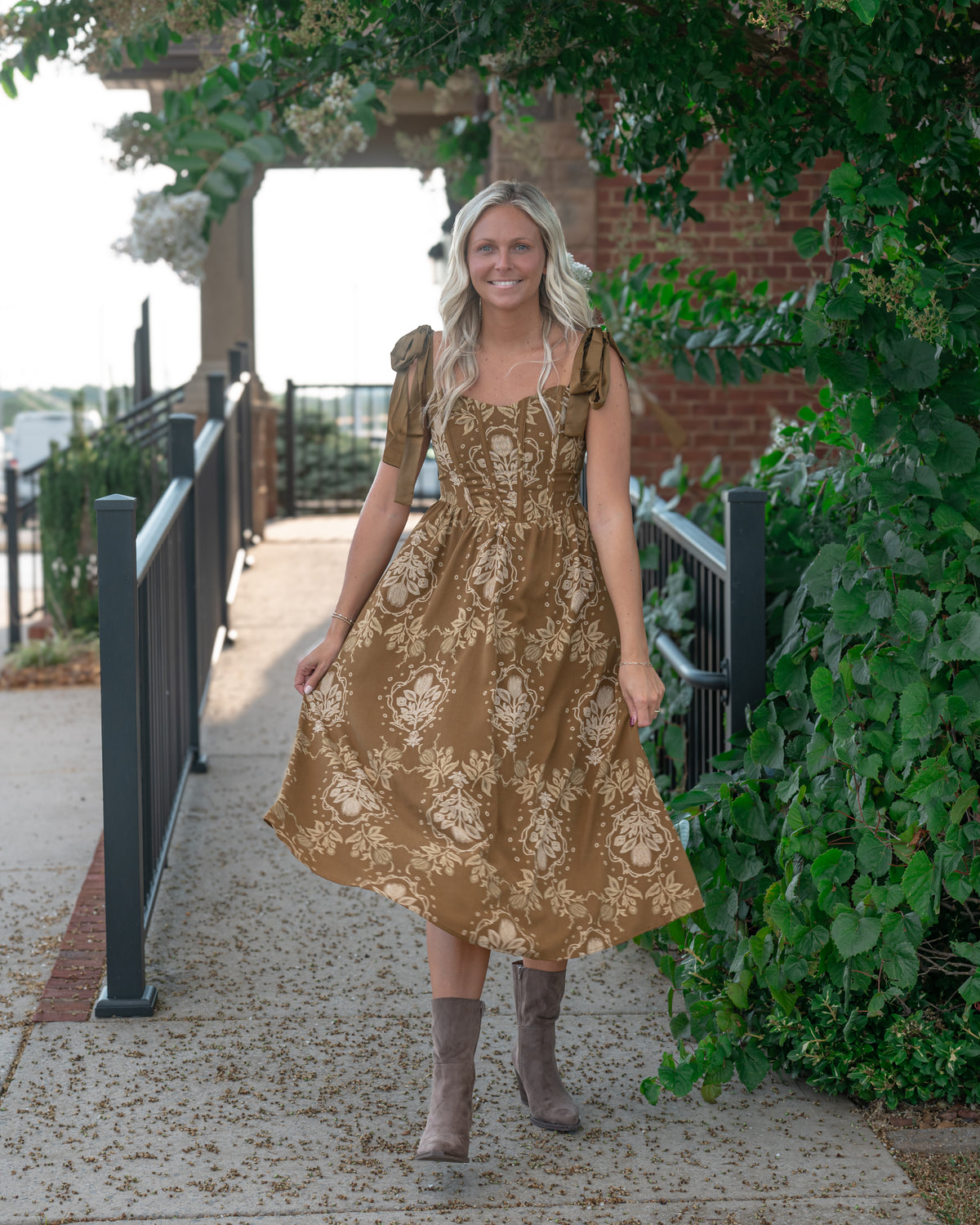 Medallion Midi Dress