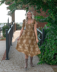 Medallion Midi Dress
