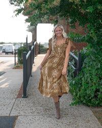 Medallion Midi Dress
