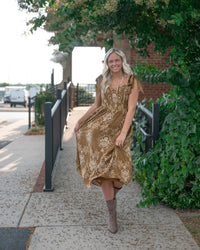 Medallion Midi Dress