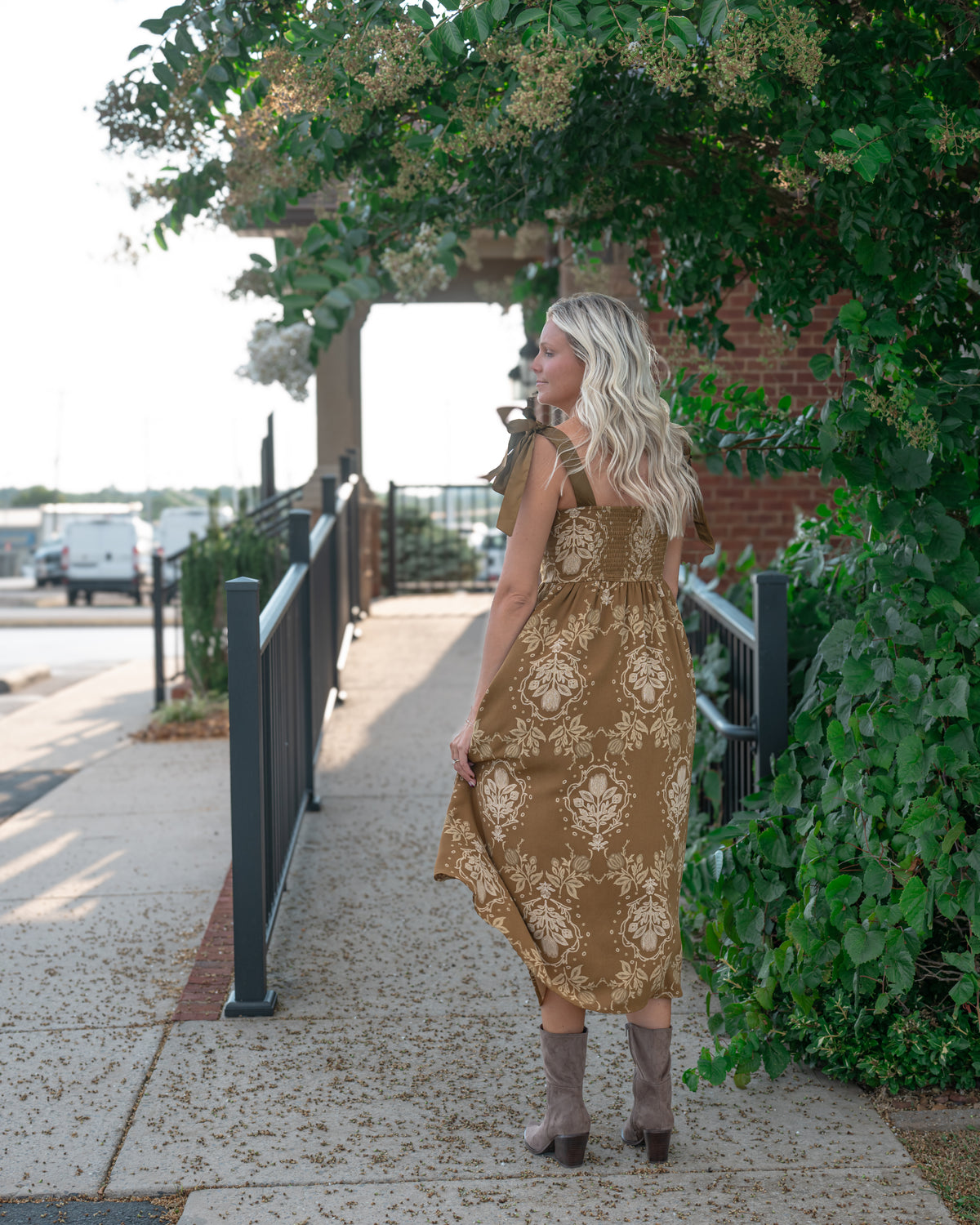 Medallion Midi Dress