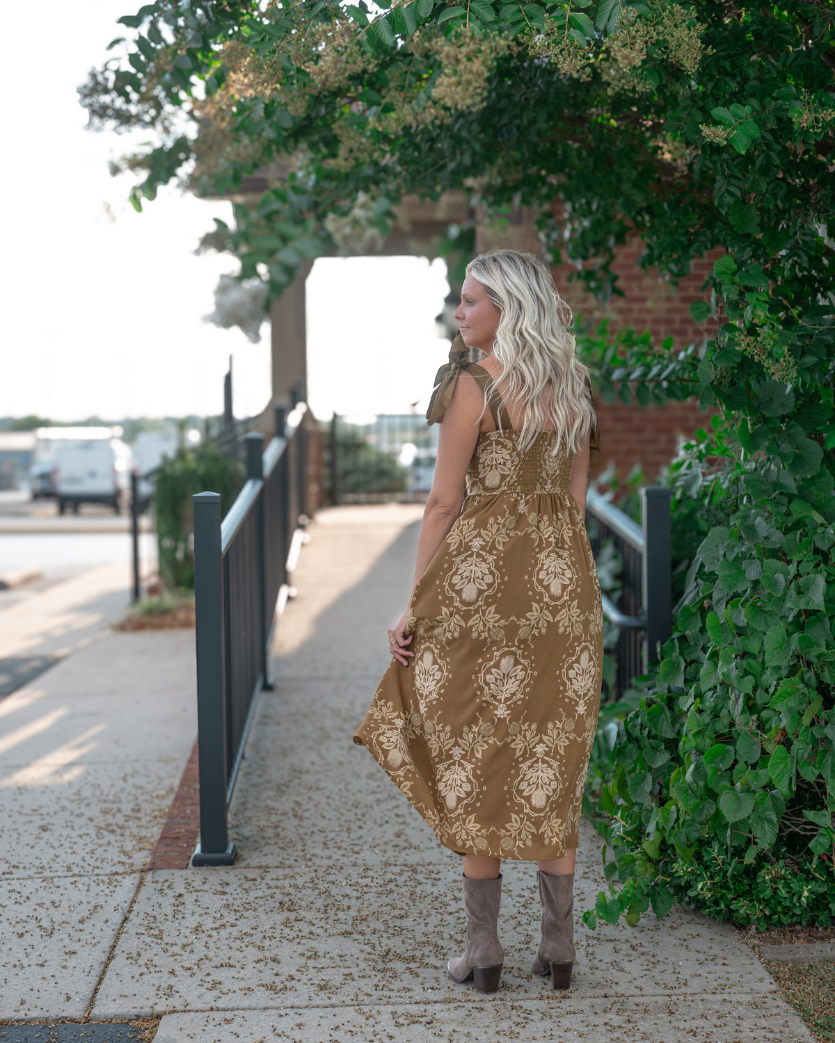 Medallion Midi Dress
