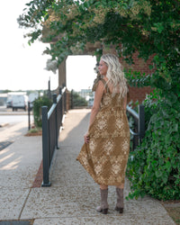 Medallion Midi Dress