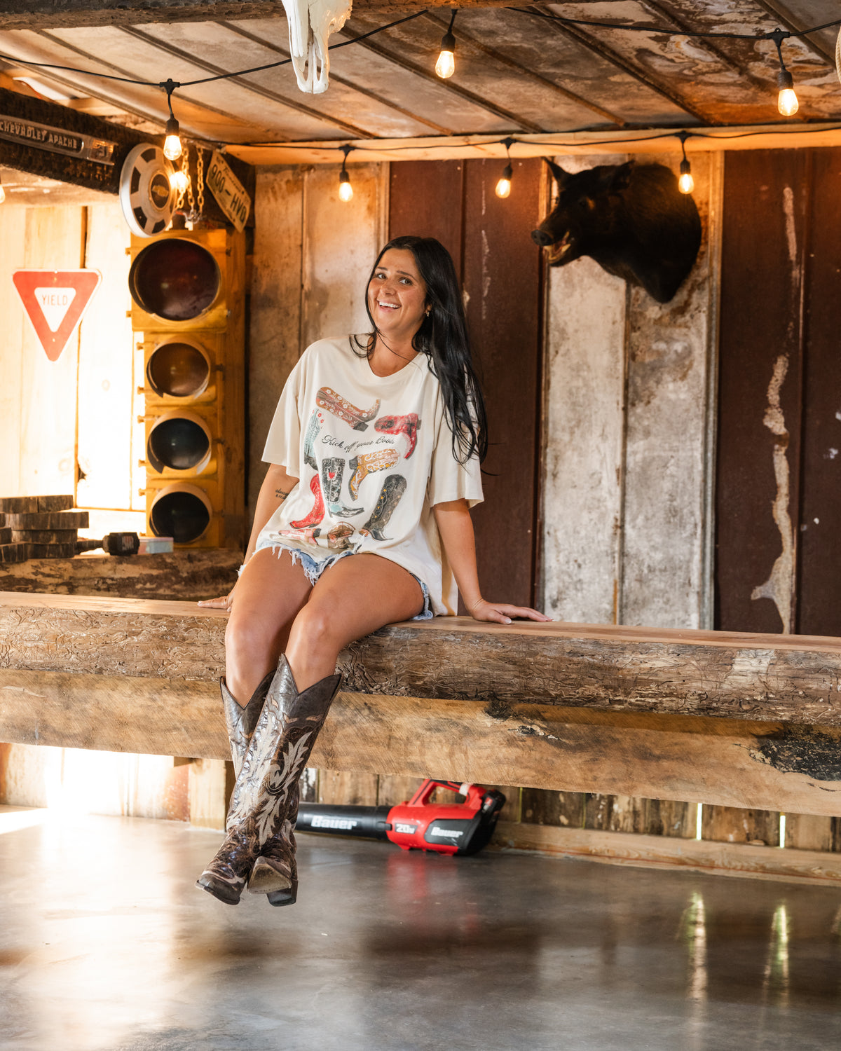 Daydreamer Kick Off Your Boots One Size Tee