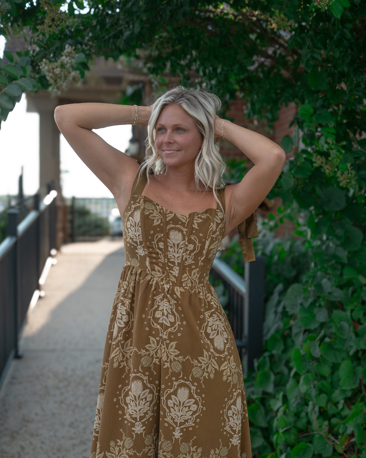 Medallion Midi Dress