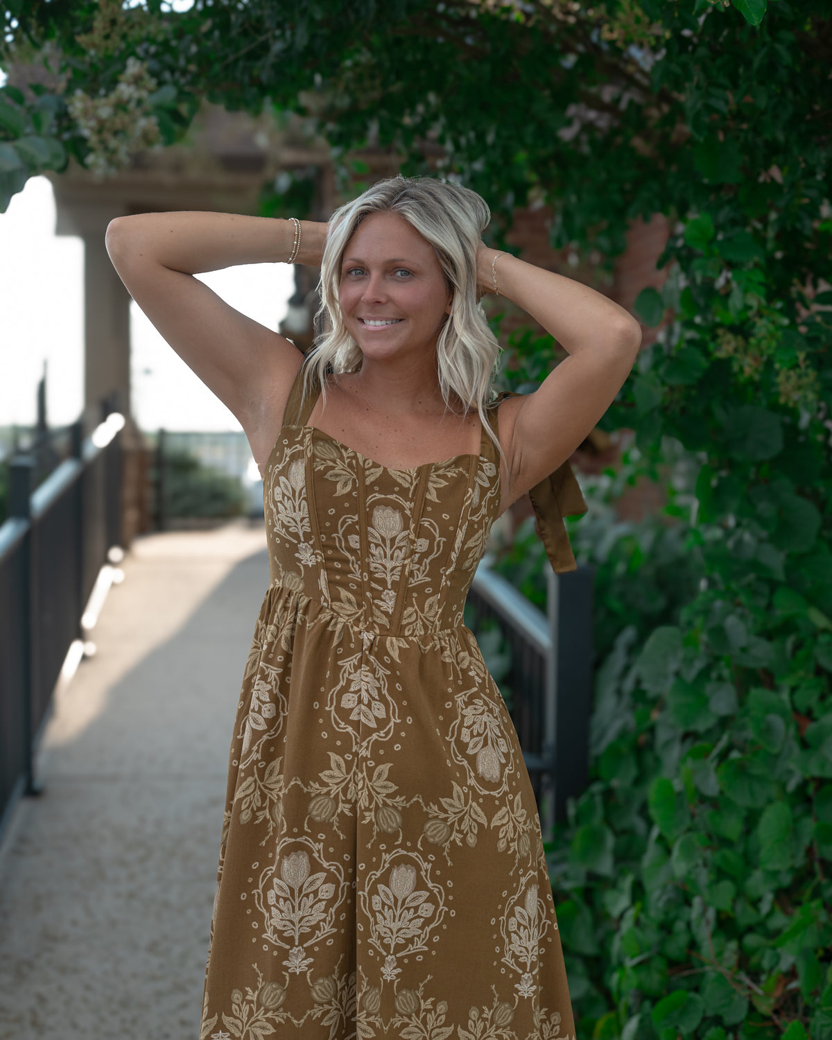 Medallion Midi Dress