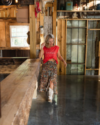 Kickin' Up Dust Maxi Skirt