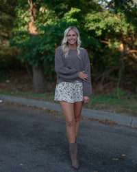 Fuzzy Knit Pullover