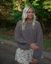 Fuzzy Knit Pullover