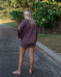 Casual Long Sleeve Short Set
