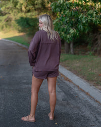 Casual Long Sleeve Short Set
