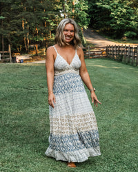 Something Blue + Lace Maxi