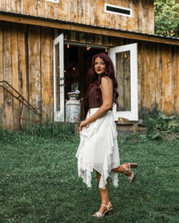 On A Cloud Ruffle Skirt