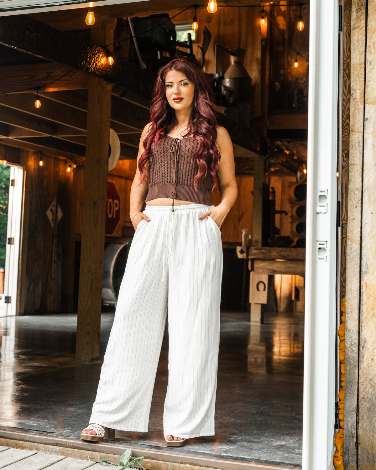 Marlow Buttoned Sweater Tank
