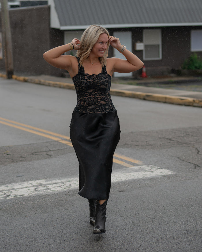 Free People Pretty Little Secrets Corset Top