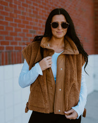 Free People Scout It Out Fleece Vest