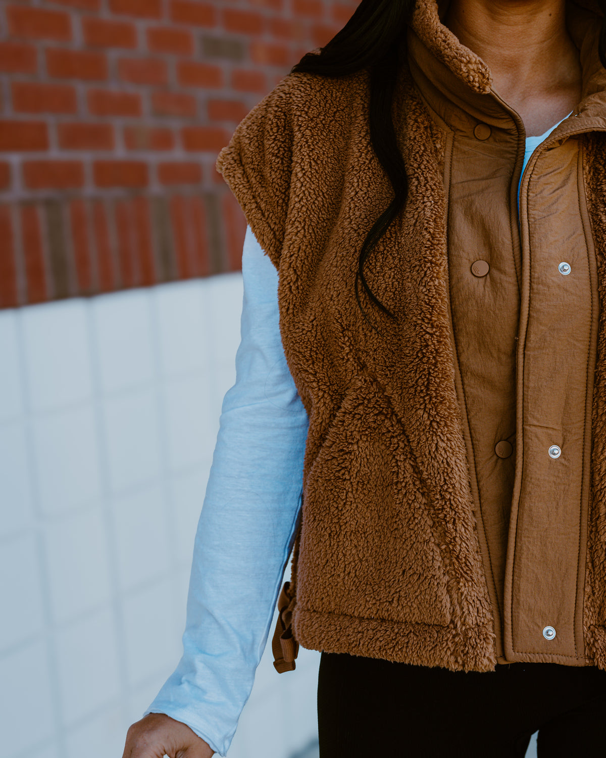 Free People Scout It Out Fleece Vest